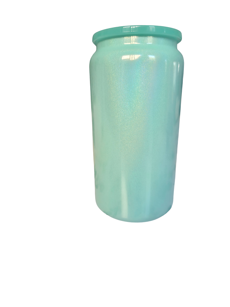 16oz Libbey stainless steel shiny tumbler - Green