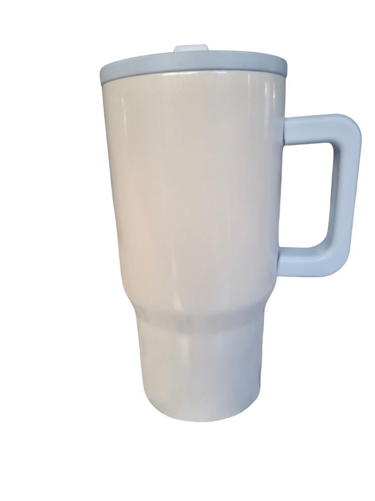 20oz Shimmer Flip straw Tumbler - Blue
