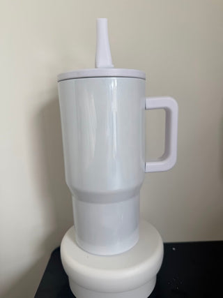 20oz Stainless steel Shimmer flip straw