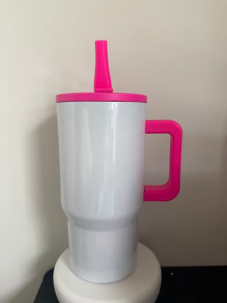 20oz Stainless steel Shimmer flip straw