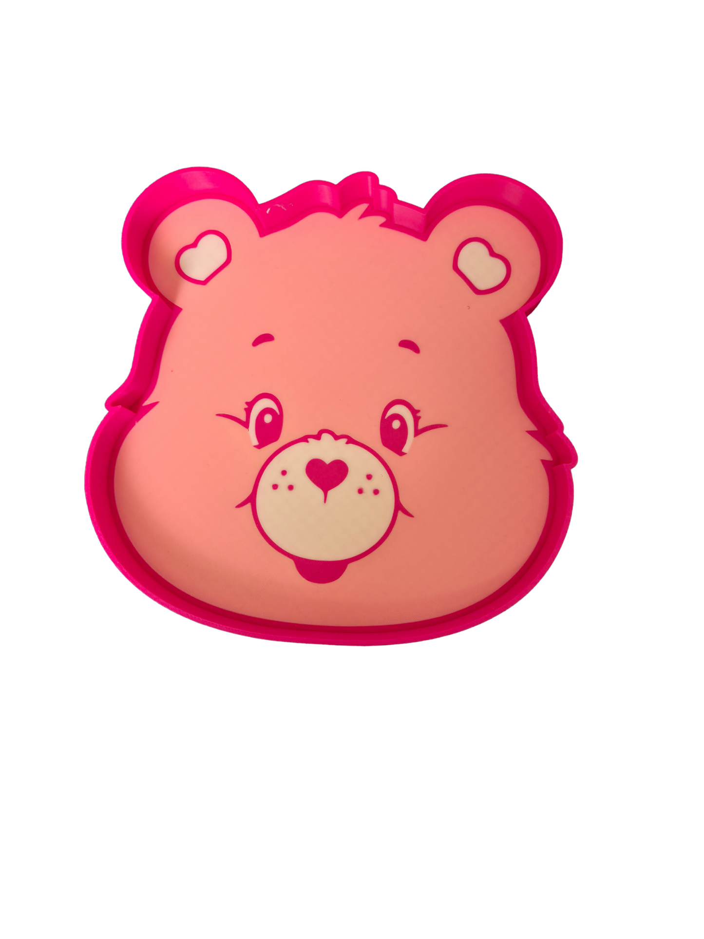Pink bear trinket tray
