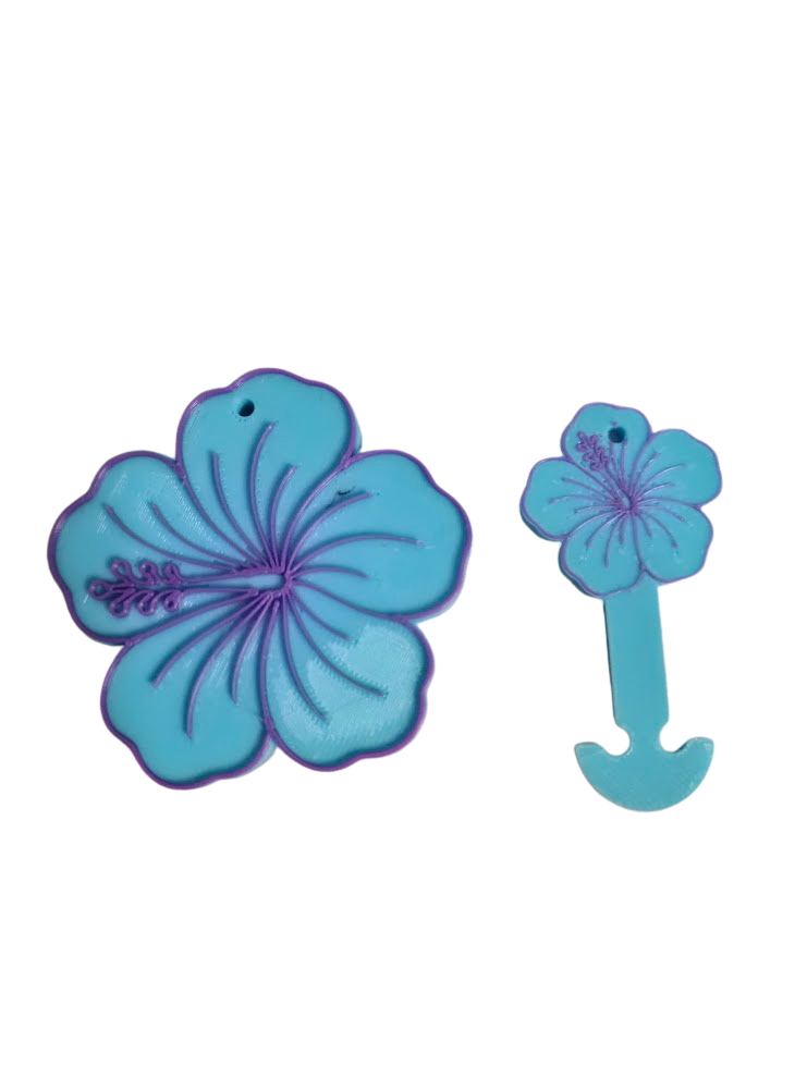 Keychains - Can openers and trolley token FLOWER SET