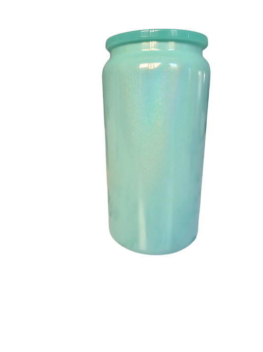 16oz Libbey stainless steel shiny tumbler - Green
