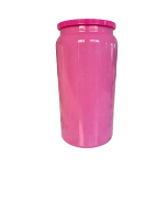 16oz Libbey stainless steel shiny tumbler - Dark Pink