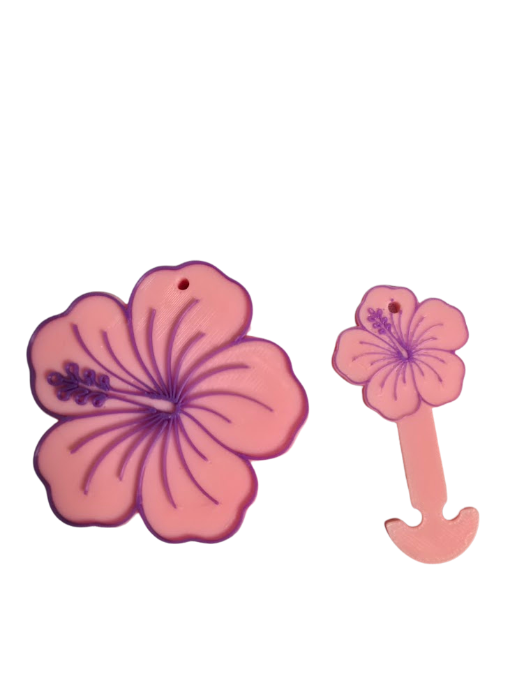 Keychains - Can openers and trolley token FLOWER SET