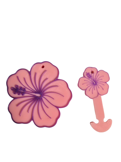 Keychains - Can openers and trolley token FLOWER SET