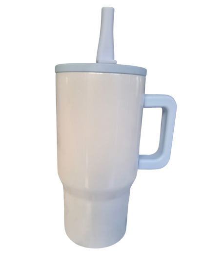 20oz Shimmer Flip straw Tumbler - Blue