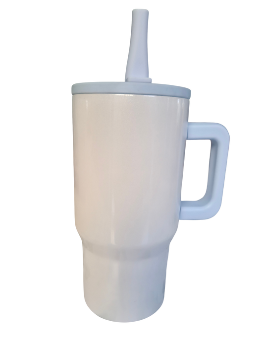 20oz Shimmer Flip straw Tumbler - Blue