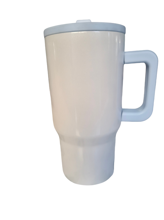 20oz Shimmer Flip straw Tumbler - Blue