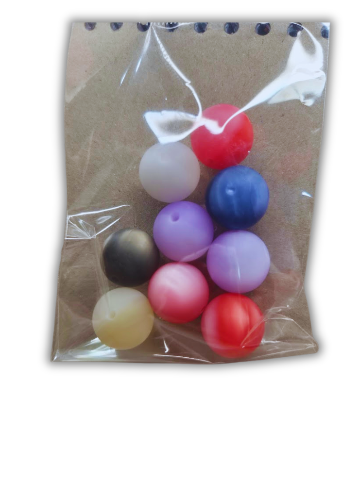 Matte cateye beads 12mm 10pcs