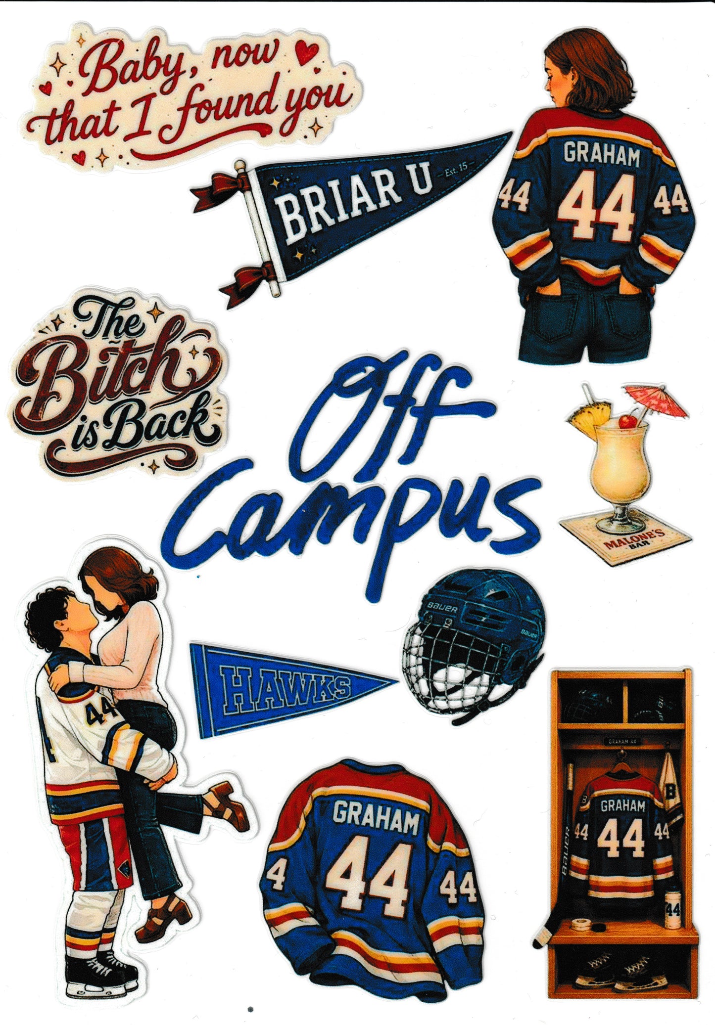 Off campus #2 Notebook and wrap