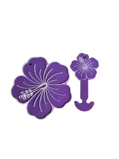 Keychains - Can openers and trolley token FLOWER SET