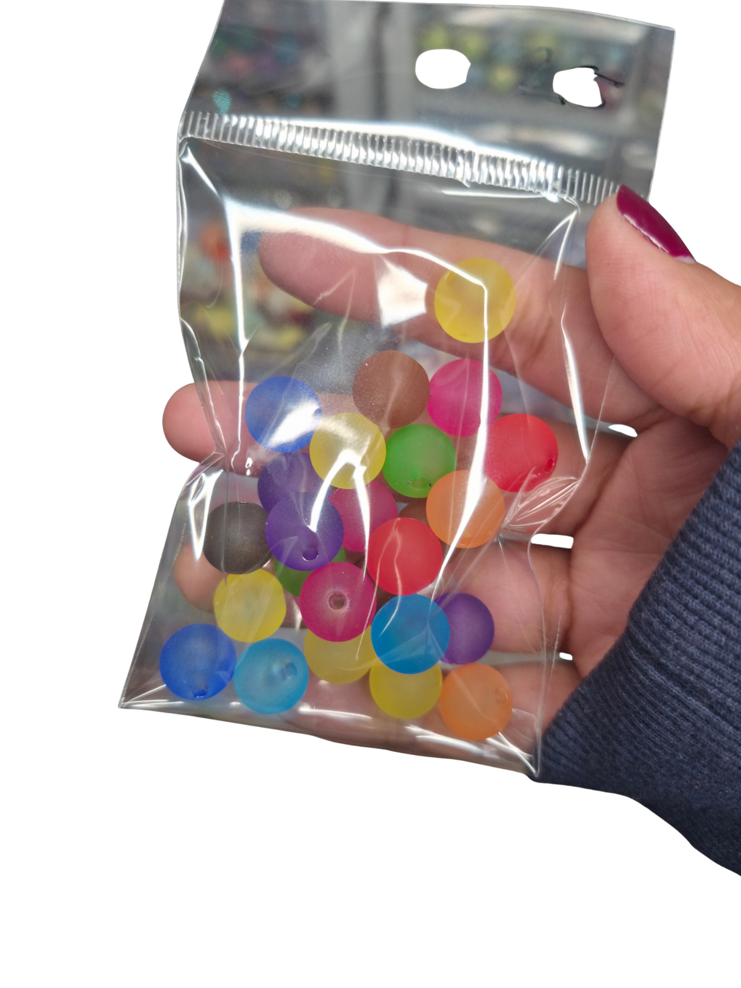 Mixed bag matte 10mm beads